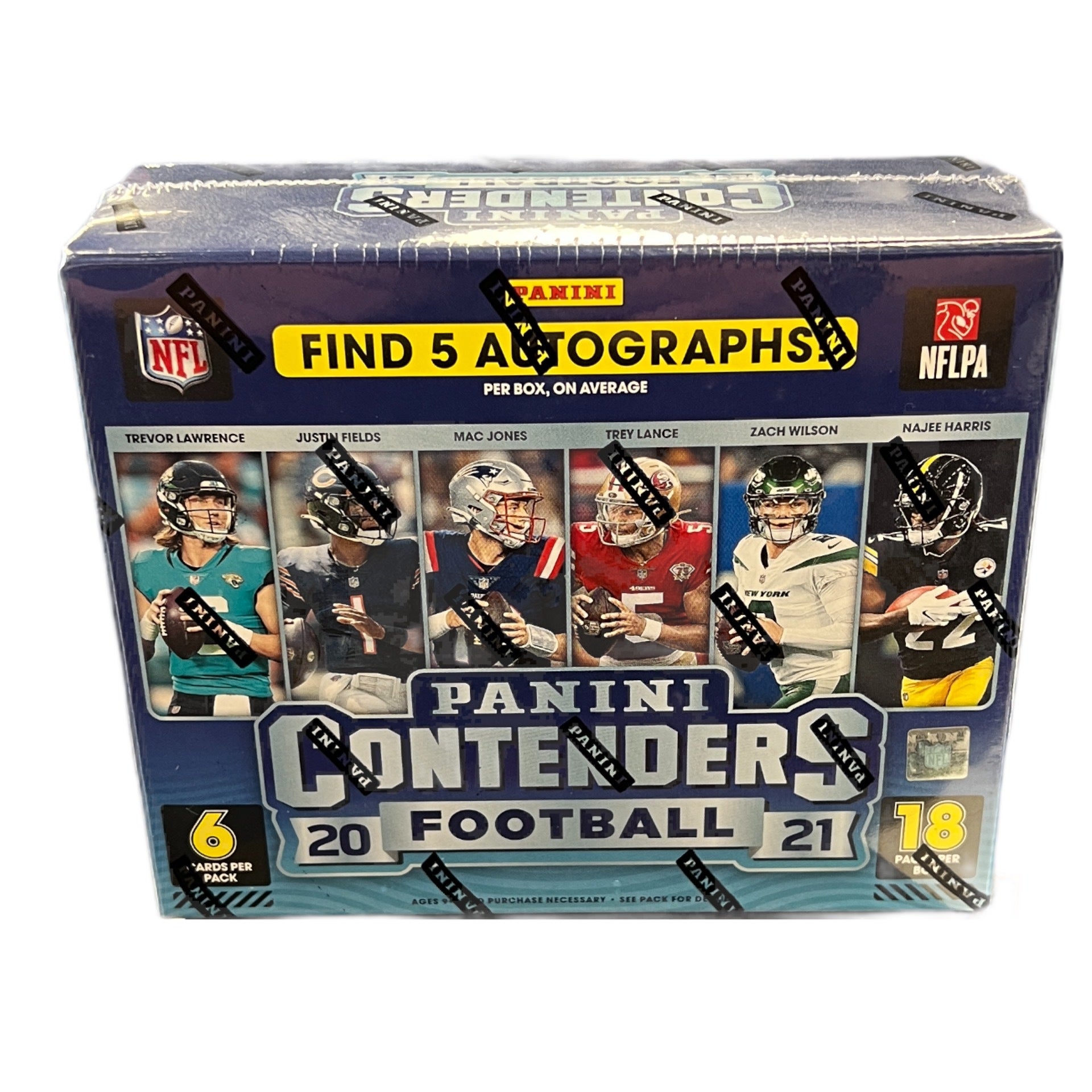 2021 Panini Contenders Football Blaster Box with (6) Packs