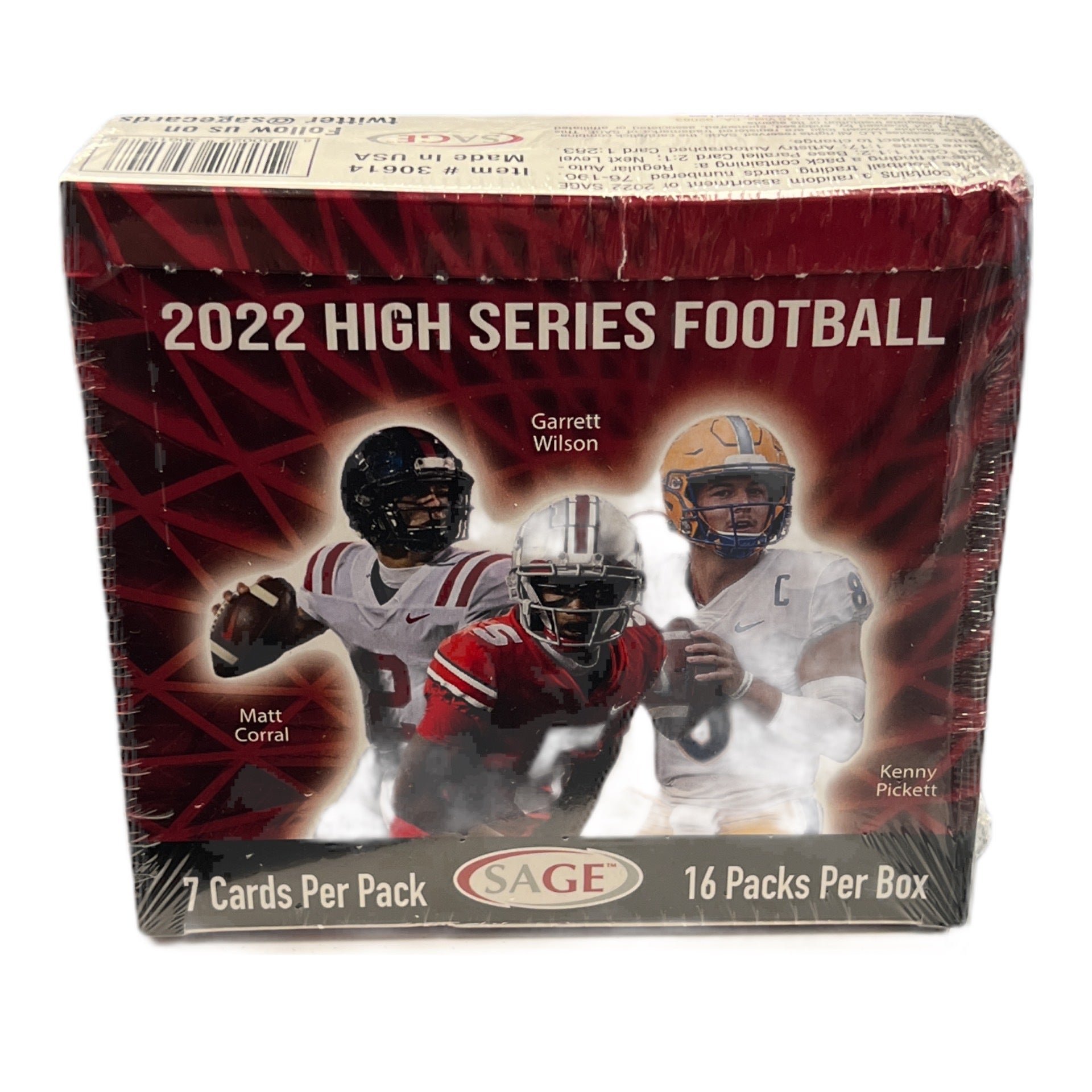 NFL 2022 HIGH Series Football Trading Card BLASTER Box 3