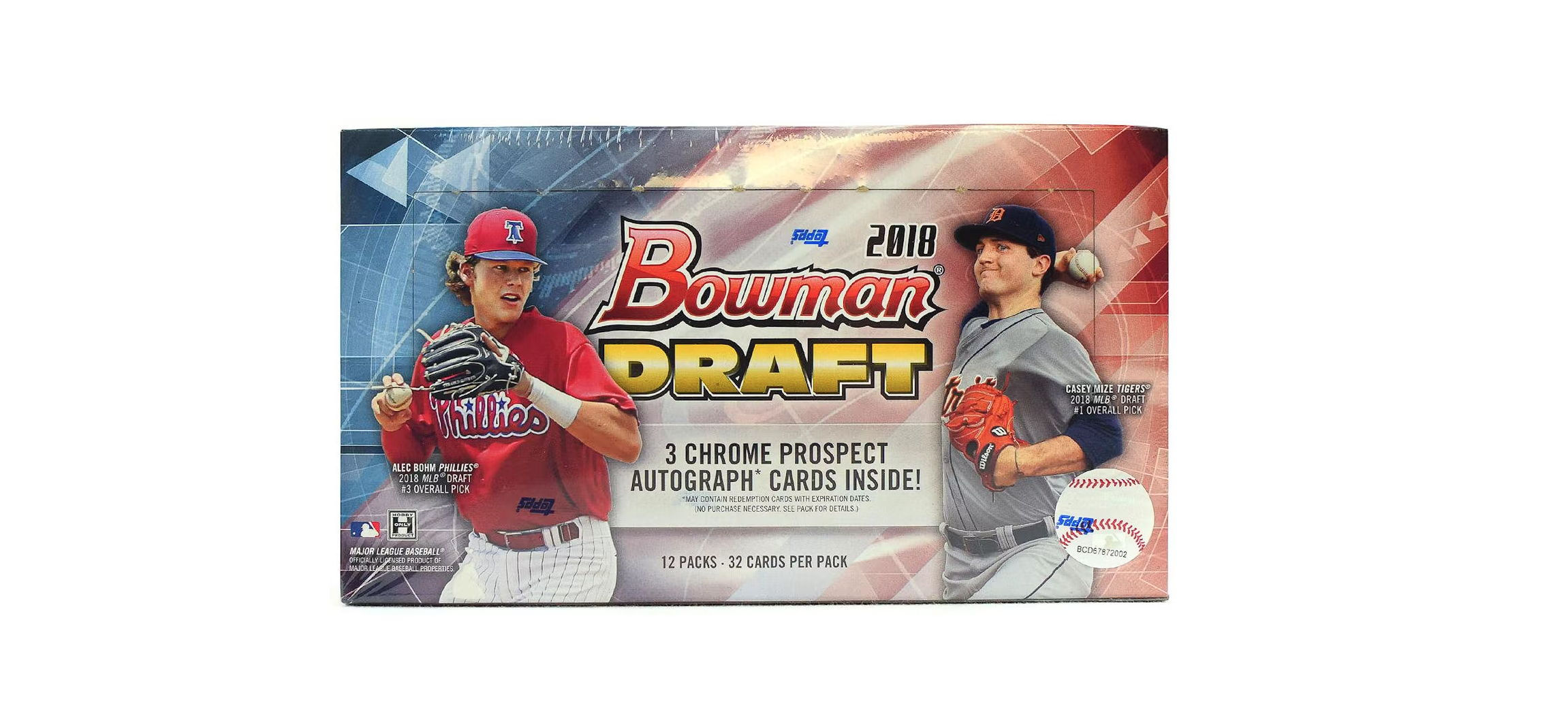 2018 Bowman Draft Baseball - Jumbo hobby box