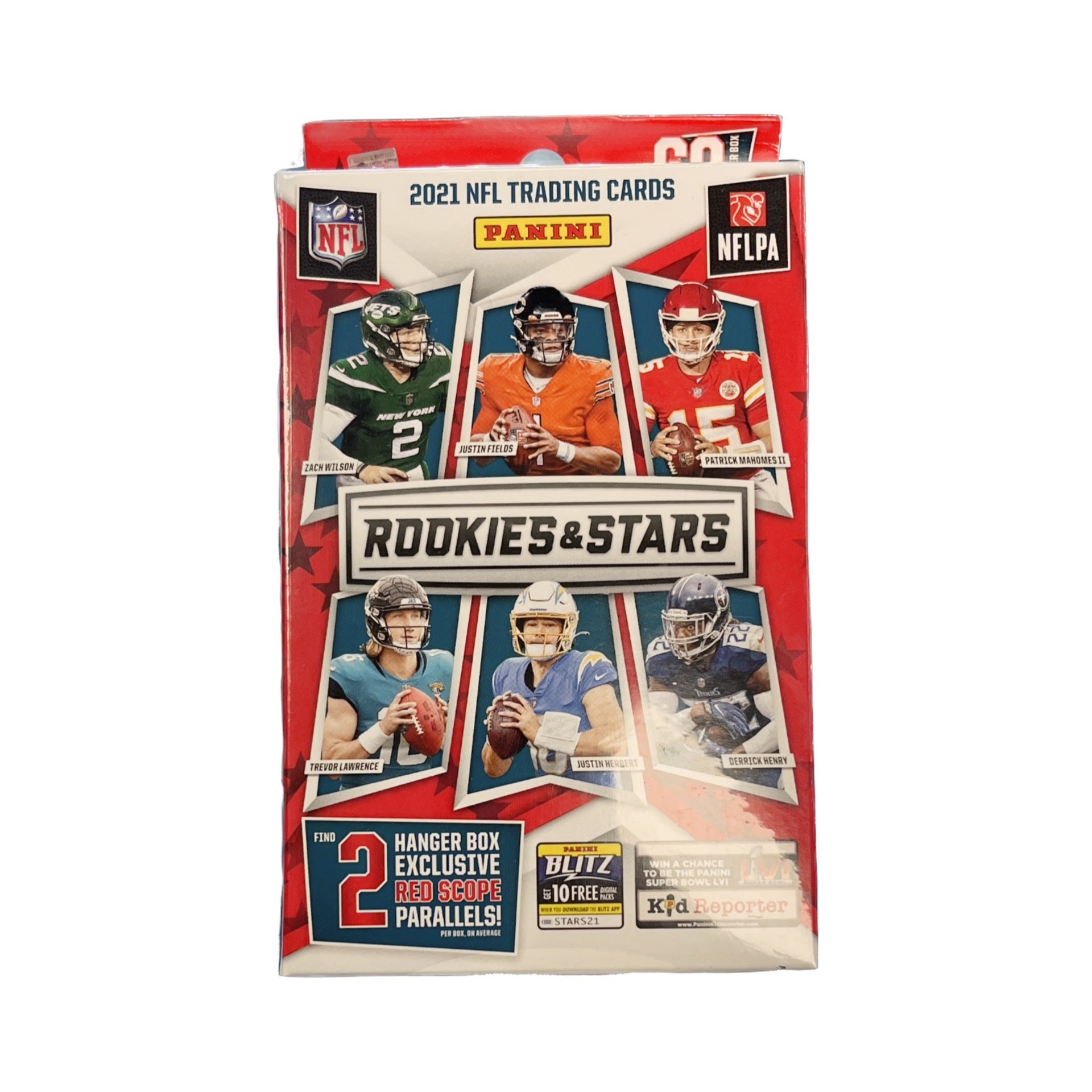 2021 Panini Rookies & Stars Football Hanger Box with (60) Cards