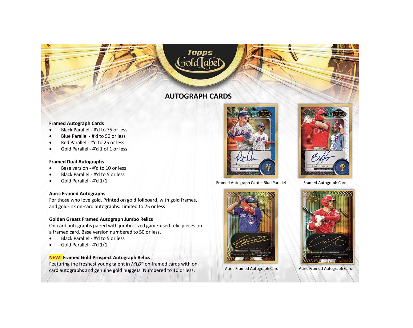 2022 Topps Gold Label Baseball Hobby Box (Presell) | The Awesome