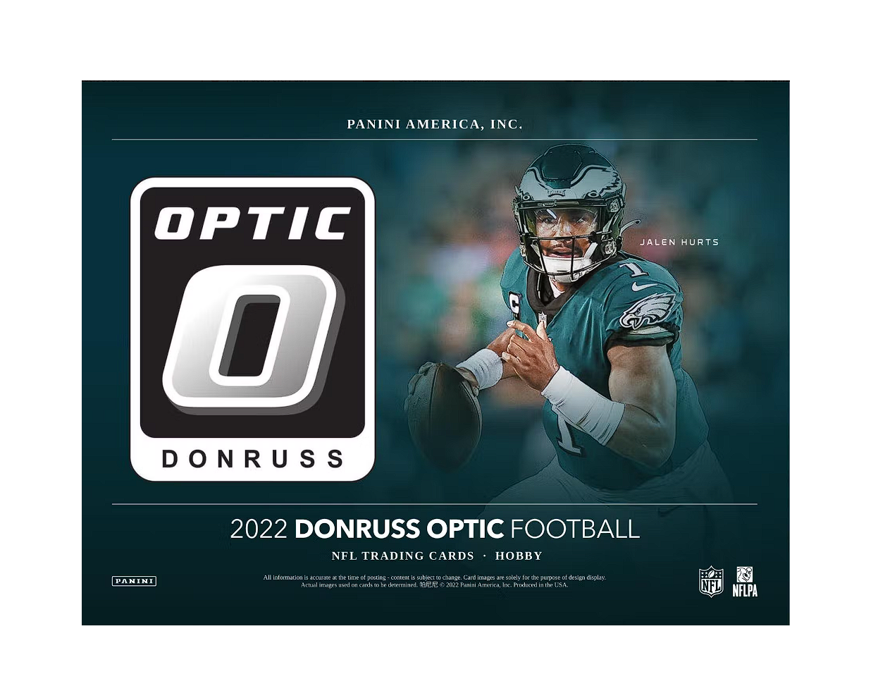 2021 Panini NFL Donruss Optic Football Trading Card Blaster Box