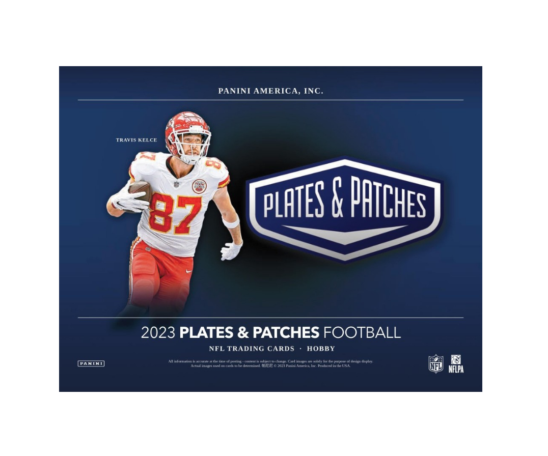 2023 Panini Plates & Patches Football Hobby Box