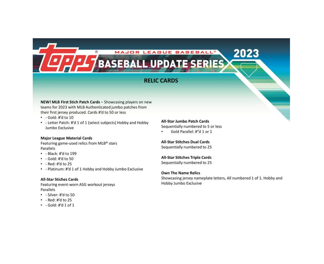 2023 Topps Gold Stars Parallel Arizona Diamondbacks Baseball Cards