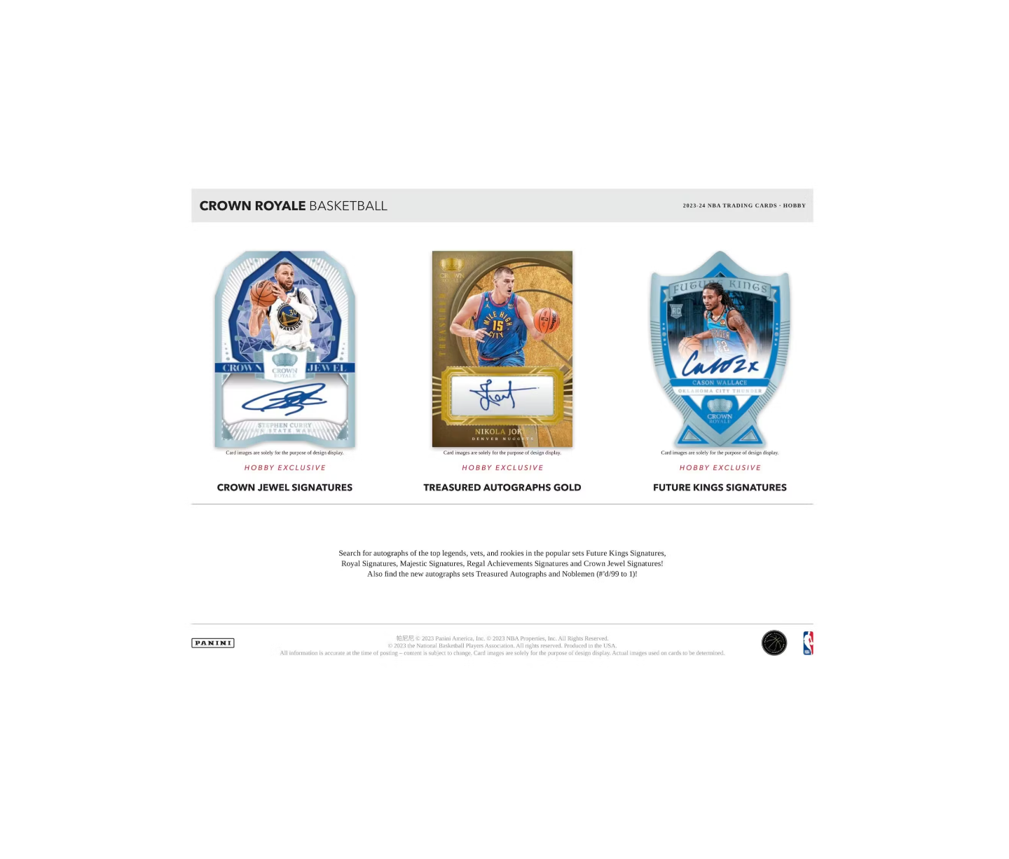 2023-24 Panini Crown Royale Basketball Hobby Box | The Awesome 